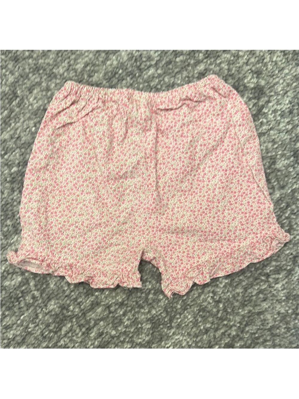 Lullaby Pink Floral Ruffle Collar Top & Matching Shorts Set 2T - Picture 6 of 6
